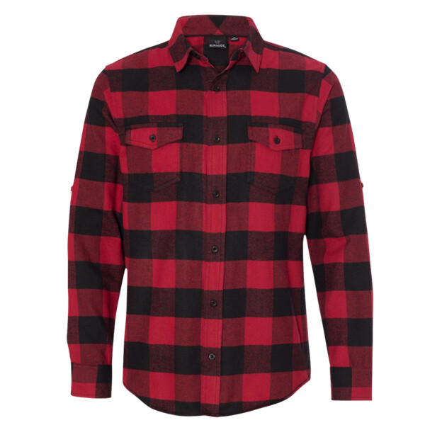 Men s Plaid Flannel Shirt Canadian Custom Apparel