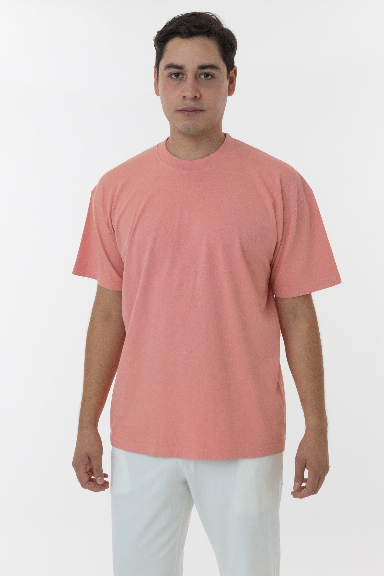 LA Apparel Garment Dye Crew Neck T-Shirt Canadian Custom Apparel