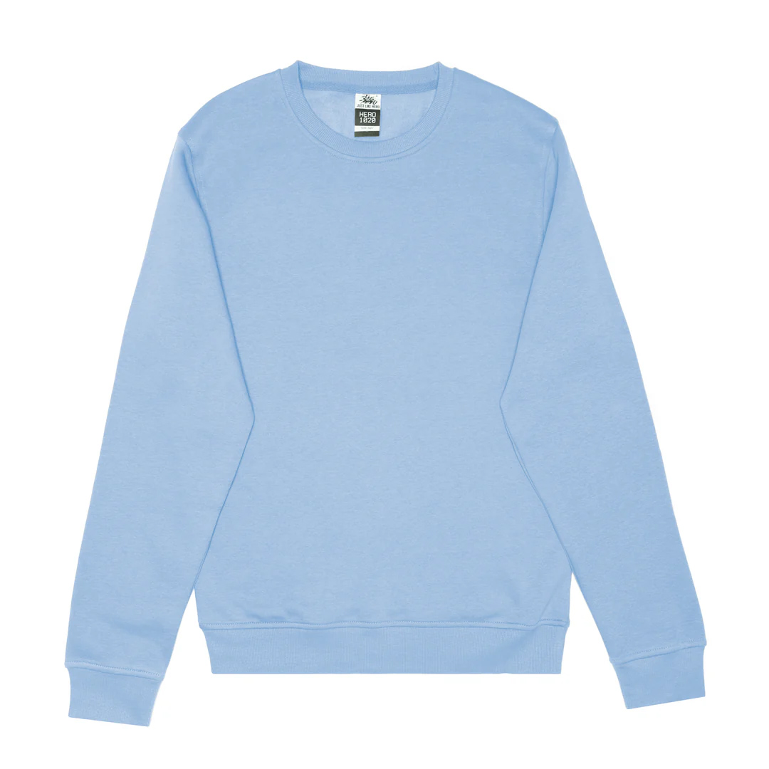 Basic crew neck sweatshirt top