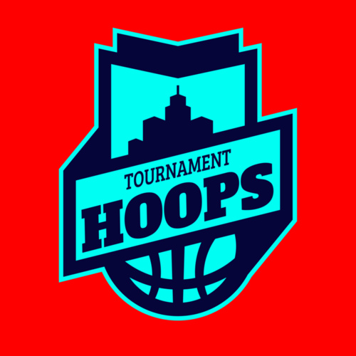 Hoops Tournament Basketball logo template Thumbnail