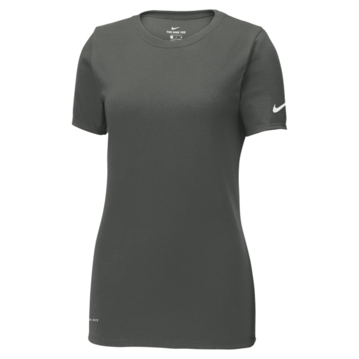 Ladies Dri FIT Cotton/Poly Scoop Neck Tee Thumbnail