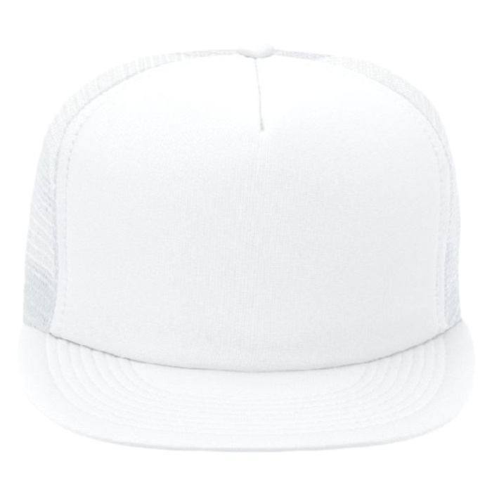 5 Panel High Crown Mesh Back Trucker Snapback Hat Thumbnail