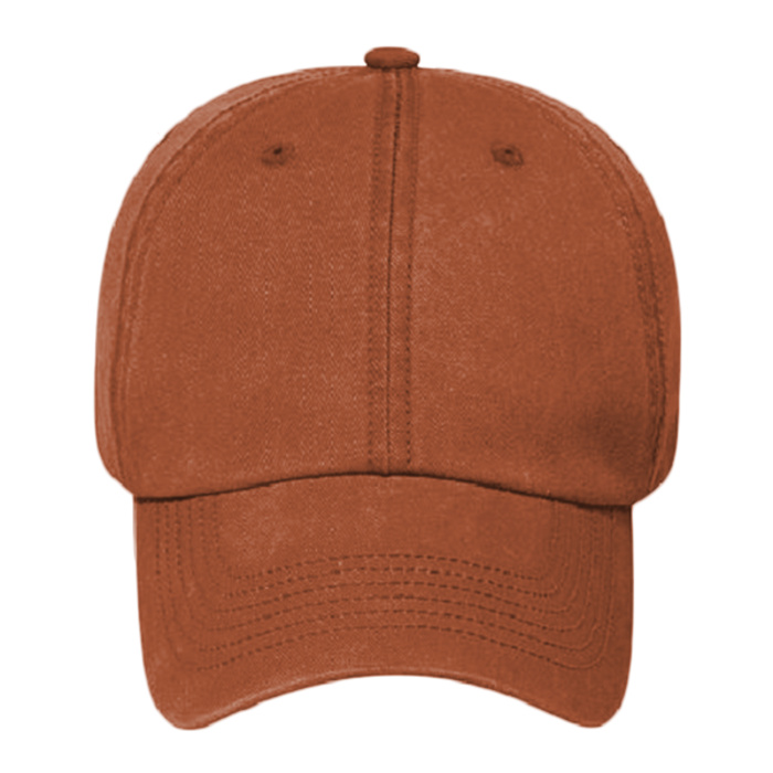 Garment Washed Pigment Dyed Superior Cotton Twill Six Panel Low Profile Dad Hat Thumbnail