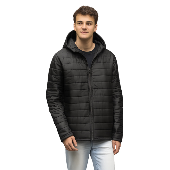 🍁 Unisex Hooded Quilted Jacket Thumbnail