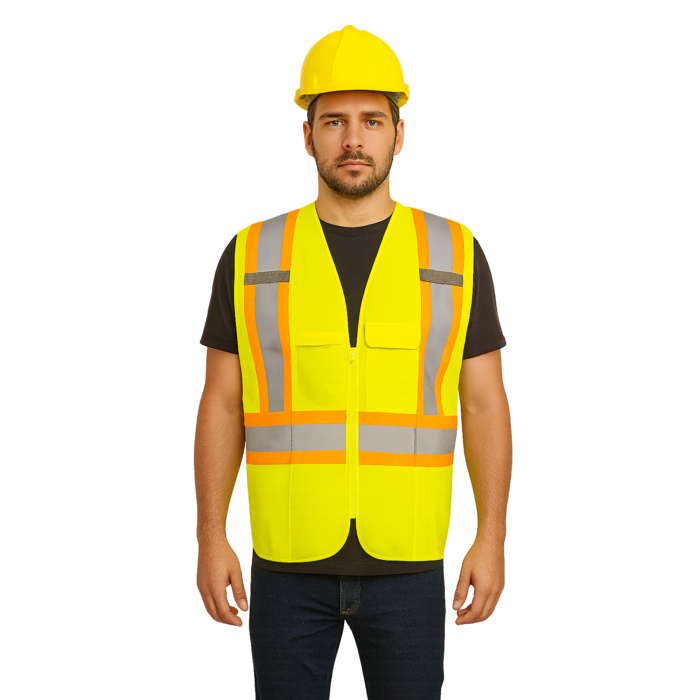 Traffic Vest with Zipper Thumbnail