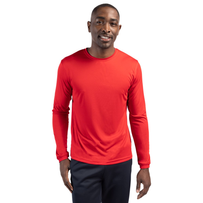 Spin Eco Performance Long Sleeve Mens Tee Shirt Thumbnail