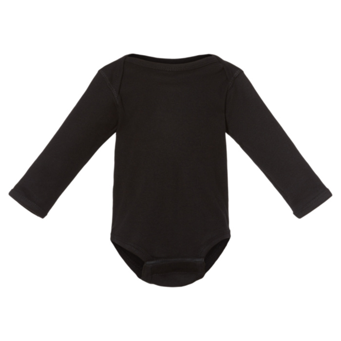 Infant Long Sleeve Baby Rib Bodysuit Thumbnail