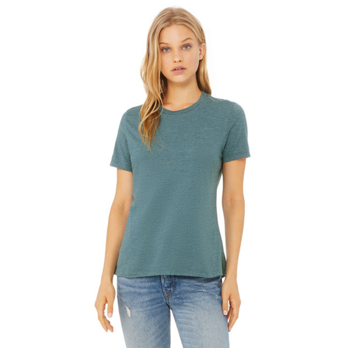 Ladies' Relaxed Heather CVC Short-Sleeve T-Shirt Thumbnail