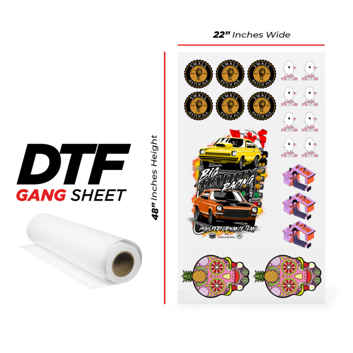 DTF Gang Sheet 22x48" Thumbnail