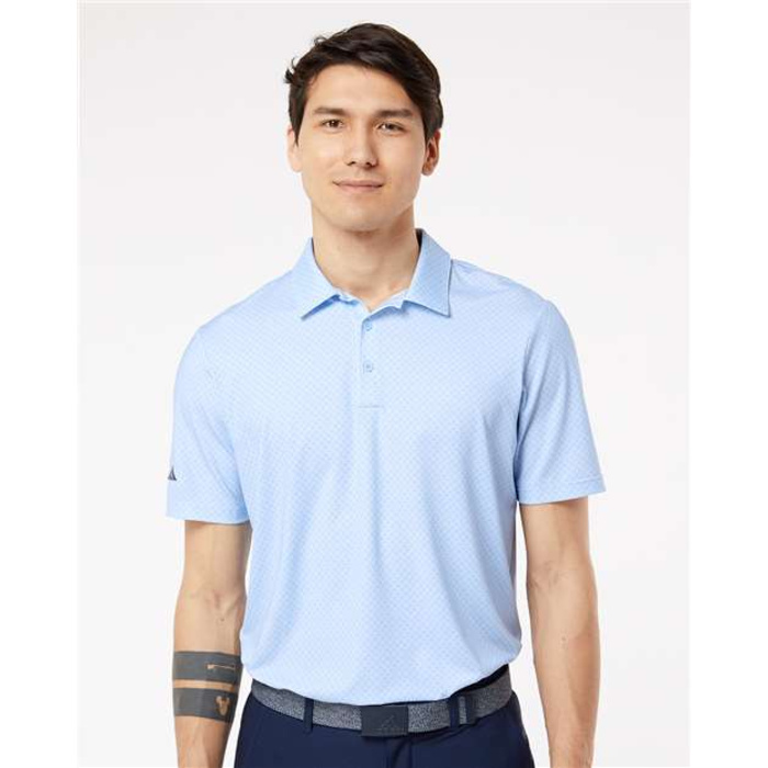 Diamond Dot Print Polo Thumbnail