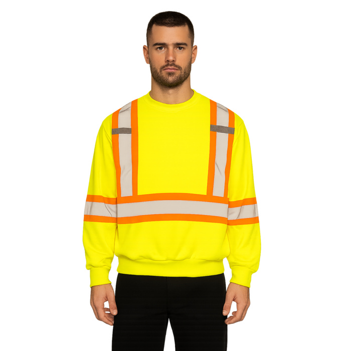 Hi-Vis Crewneck Sweatshirt Thumbnail