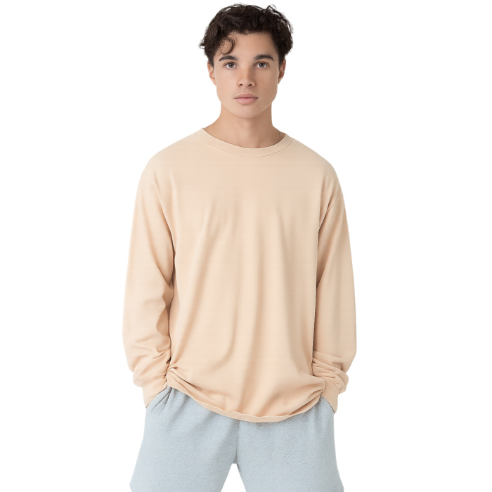 Long Sleeve Garment Dye Crew Neck  Thumbnail