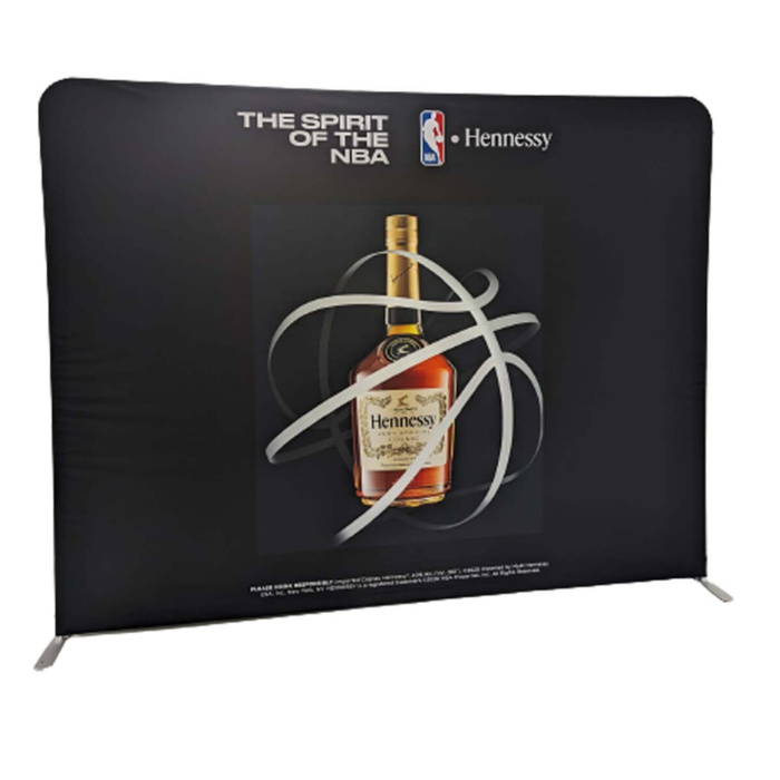 10'W x 90"H EuroFit Straight Wall Display Kit with Full Color Graphics Double Sided Thumbnail