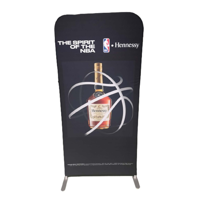 2'W x 72"H EuroFit Straight Wall Display Kit, with Full Color Graphics Double Sided Thumbnail