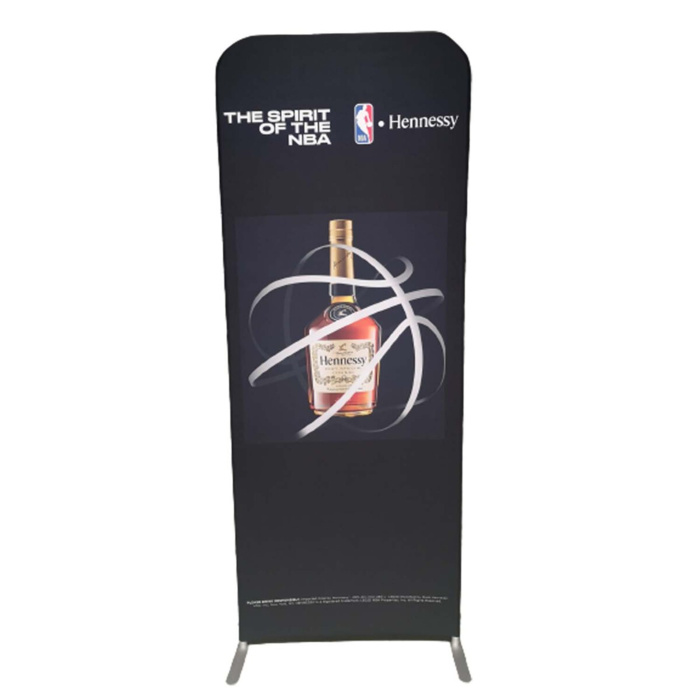 3'W x 90"H EuroFit Straight Wall Display Kit, with Full Color Graphics Double Sided Thumbnail