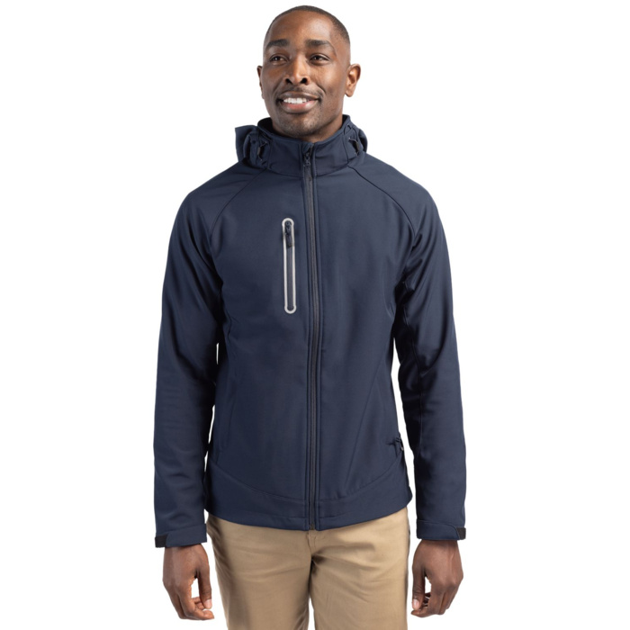 Milford Waterproof Softshell Full Zip Hooded Mens Jacket Thumbnail