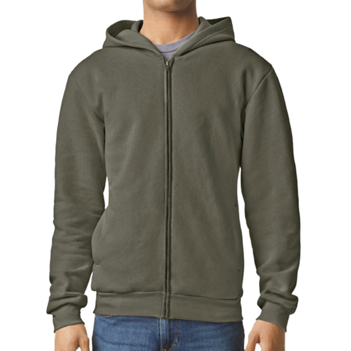 mens thick fleece hoodie with custom screen printing 丨 Lezhou Garment