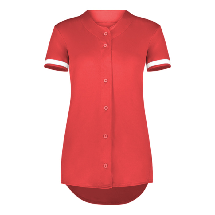 Ladies Cutter+ Full Button Softball Jersey Thumbnail