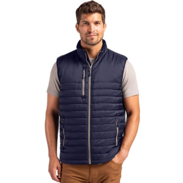 Clique Valhalla Eco Full Zip Mens Puffer Vest Thumbnail