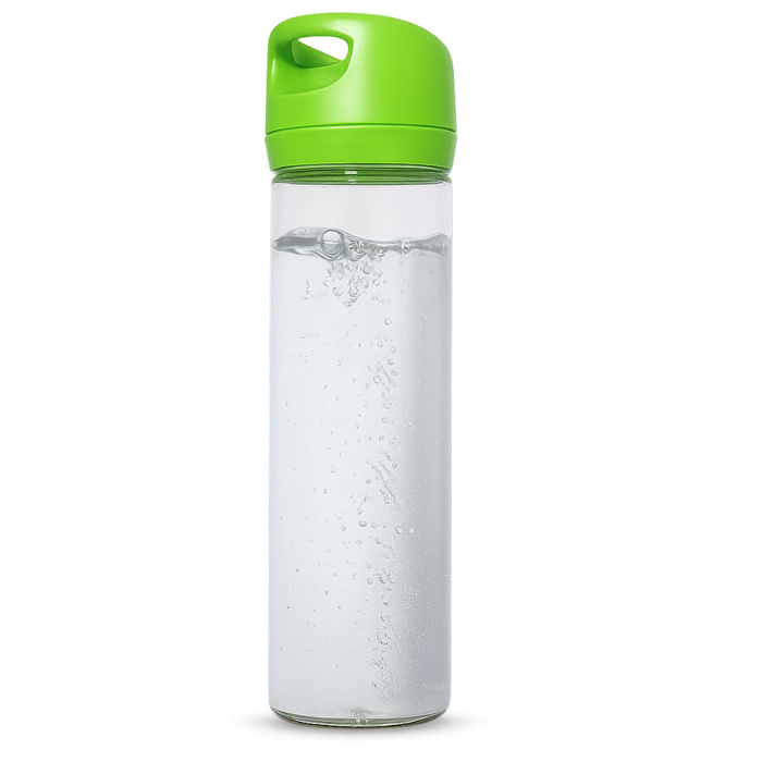 500 Ml. (17 Fl. Oz.) Single Wall Glass Water Bottle Thumbnail