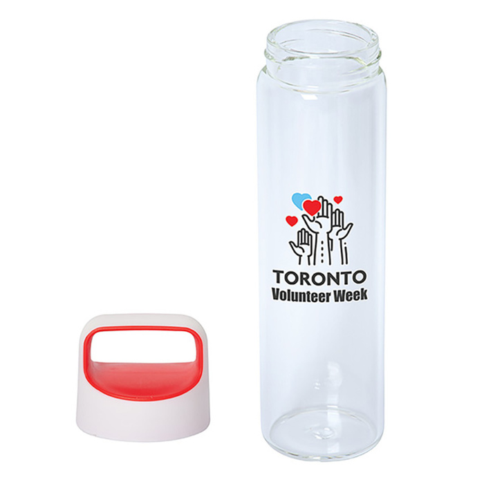 600 Ml. (20 Fl. Oz.) Glass Water Bottle Thumbnail