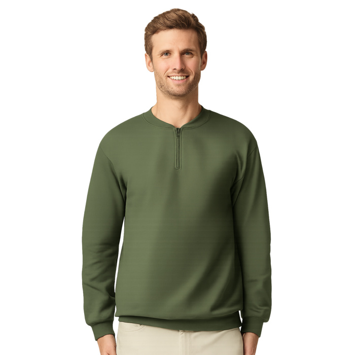 Unisex Softstyle Midweight Fleece Quarter-Zip Sweatshirt Thumbnail