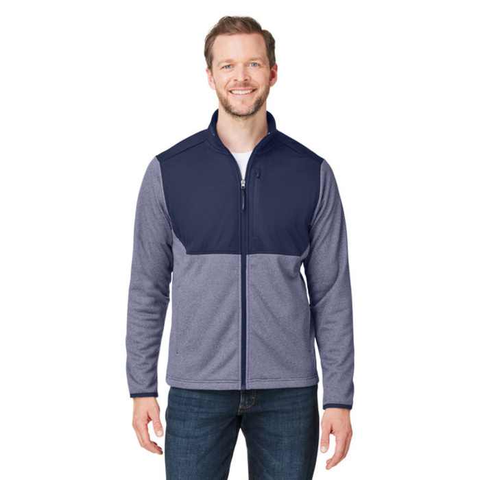Core 365 Men's Venture Heathered Stripe Hybrid Jacket CE74 Men's Venture Heathered Stripe Hybrid Jacket Thumbnail