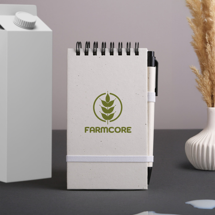 Dairy Diary Recycled Milk Carton Jotter Thumbnail