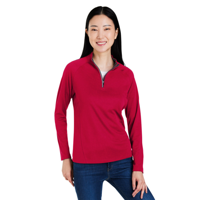 Core 365 Ladies' Origin Performance Pique Quarter-Zip CE418W Ladies' Origin Performance Pique Quarter-Zip Thumbnail