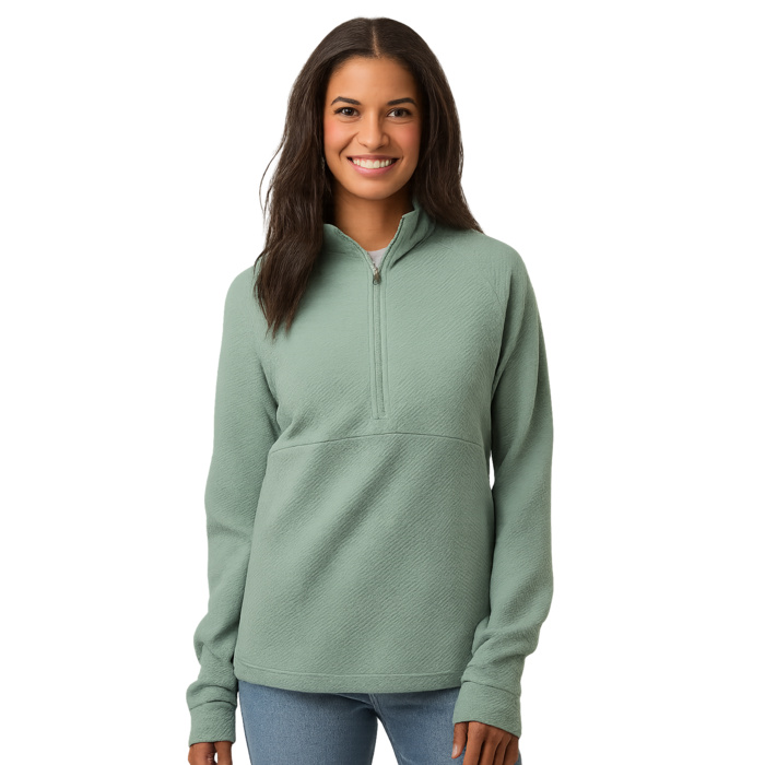 Ladies' Spirit Textured Quarter-Zip Thumbnail