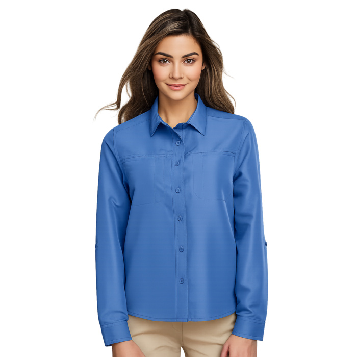 Ladies' Key West Long-Sleeve Performance Staff Shirt Thumbnail