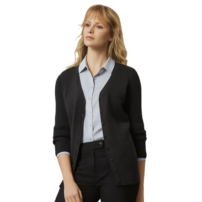 Womens Merino Wool Cardigan Thumbnail