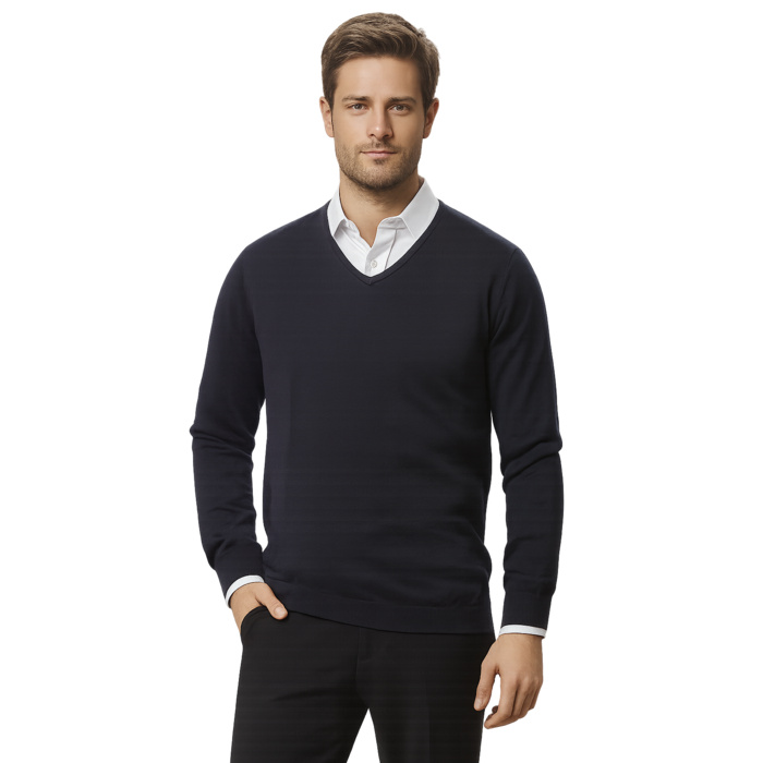 Mens Milano Merino Wool Pullover Thumbnail