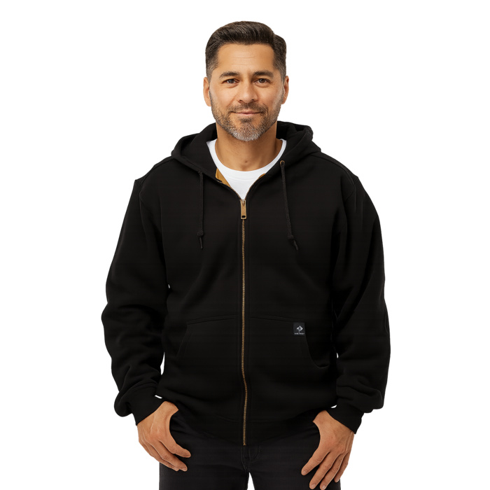 Men's Crossfire Heavyweight Power Fleece Hooded Jacket with Thermal Lining Thumbnail