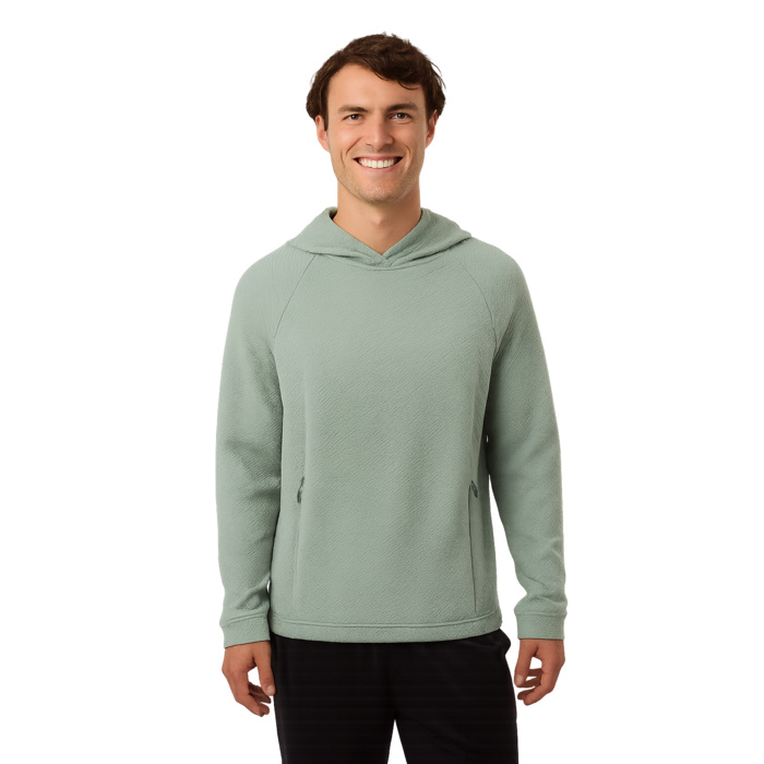 North End Men's Spirit Textured Hooded Pullover NE729 Men's Spirit Textured Hooded Pullover Thumbnail