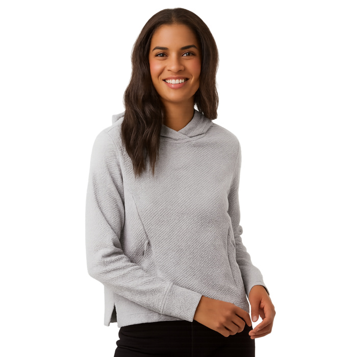 North End Women's Spirit Textured Hooded Pullover NE729W Women's Spirit Textured Hooded Pullover Thumbnail