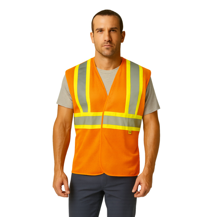 5 Pt. Tearaway Fire Retardant Traffic Vest Thumbnail