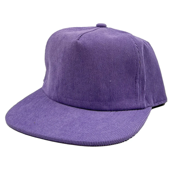 5 panel Flat Bill Corduroy Cap Thumbnail