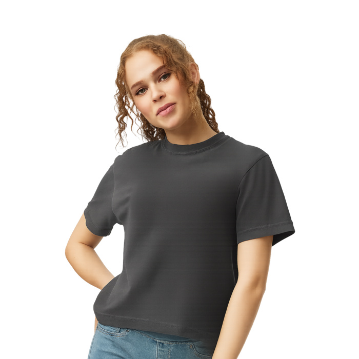 Women's Garment-Dyed Heavyweight Boxy T-Shirt Thumbnail