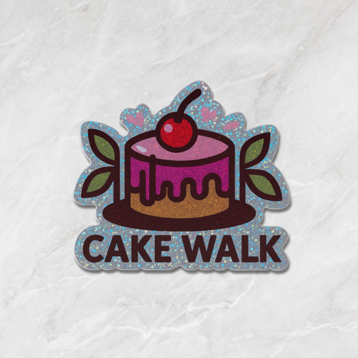 Glitter 3x3 Stickers Thumbnail