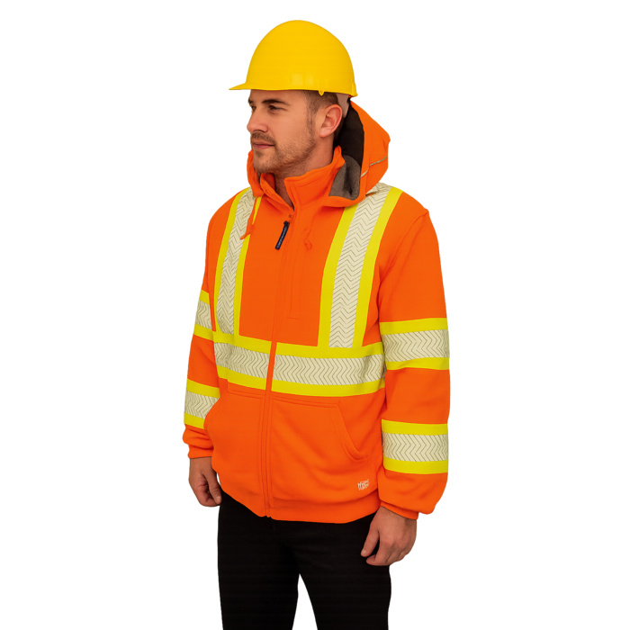 Fleece Thermal-Lined Safety Hoodie Thumbnail