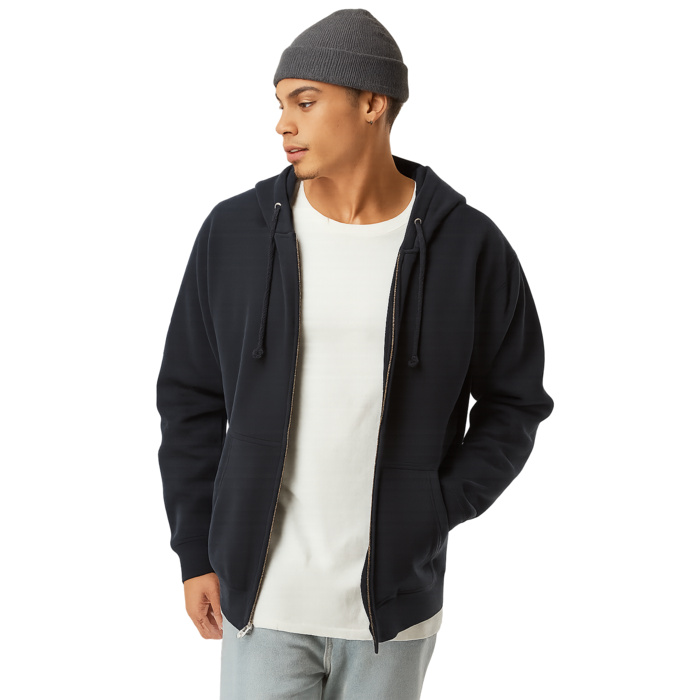 Unisex Heavyweight Full-Zip Hooded Sweatshirt Thumbnail