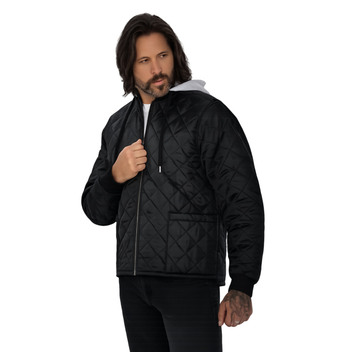 QUILTED HOODED FREEZER JACKET Thumbnail
