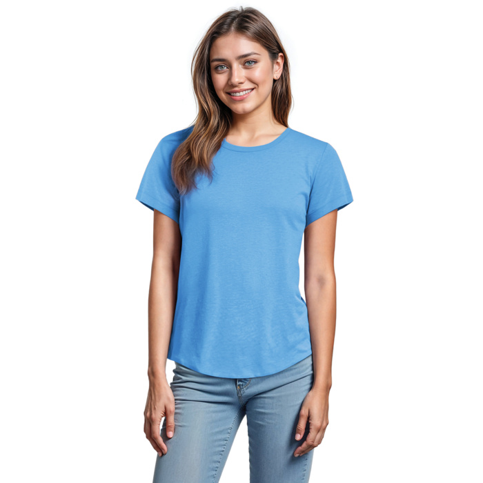 WOMEN'S RELAXED TRI-BLEND SCOOP NECK TEE Thumbnail