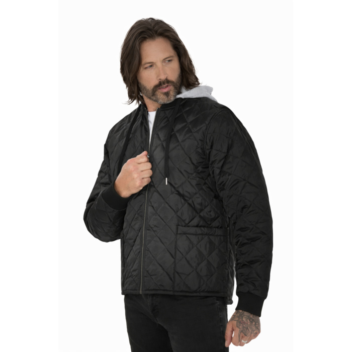 QUILTED HOODED FREEZER JACKET Thumbnail