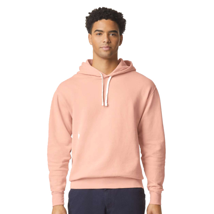 Unisex Garment-Dyed Lightweight Fleece Hooded Sweatshirt Thumbnail
