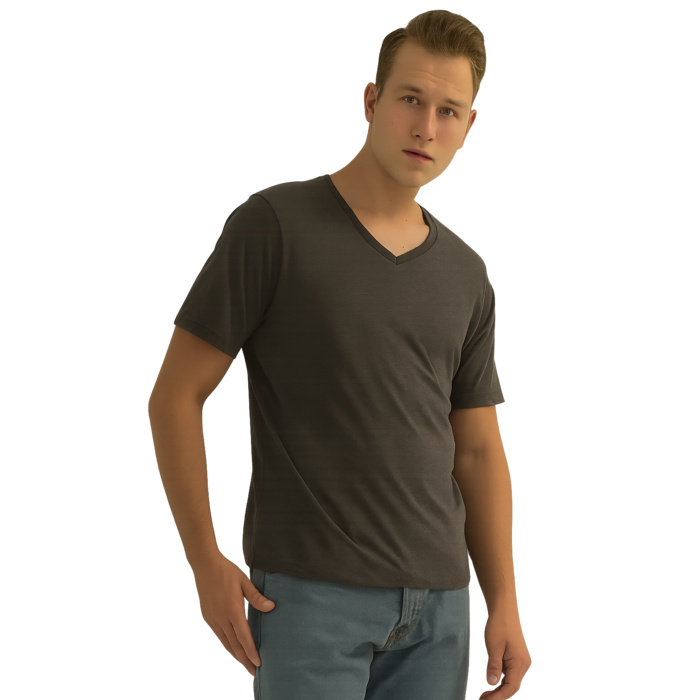 RING SPUN V-NECK TEE Thumbnail