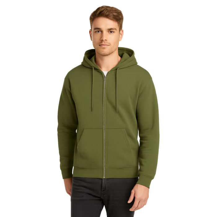FLEECE FULL ZIP HOODED SWEATSHIRT Thumbnail