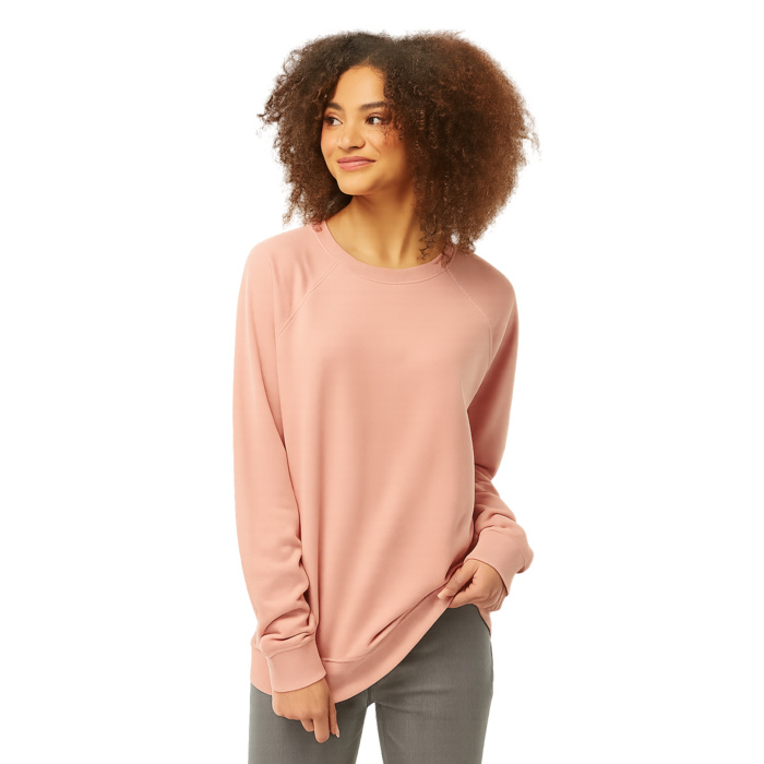 Icon Unisex Lightweight Loopback Terry Crew Thumbnail