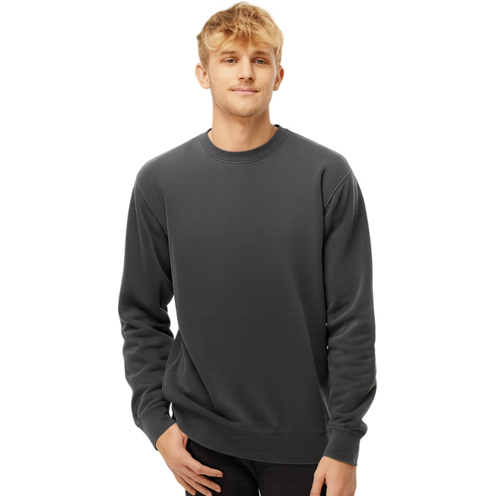 Unisex Pigment Dyed Crew Neck Thumbnail